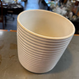 Ribbed Ceramic Planter Pot