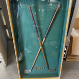 Framed Golf Club&Tees Shadow Box, Custome Made