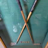 Framed Golf Club&Tees Shadow Box, Custome Made