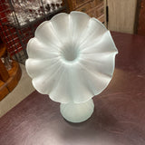 Frosted Ribbed Vase