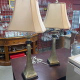 Silver & Black Lamp w/Shade