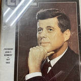 Vintage Saturday Evening Post Kennedy Framed Magazine