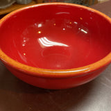 Red Ceramic Bowl made in Portugal