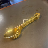 6 Gold Teaspoons