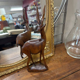 Wood Carved Antelope/Gazelle