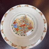 Merry Christmas from Bunnykins Plate