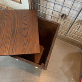 Wood Covered Storage Stool/Bench
