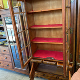 Vintage Asian Cabinet w/4 shelves, 4 doors, 3 drawers