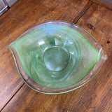 Glass Leaf Bowl