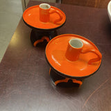 Set of 2 Vintage Mitsu Iksob Candle Holders