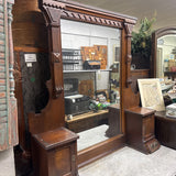 3 Drawer Marble Top Dresser w Mirror