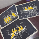 Norwegian Fisher Family Set of 5 Placemats