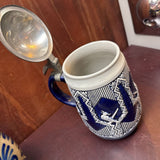 German Cobalt Blue Beer Stein