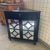 2 Mirror Door Corner Cabinet w/1 Drawer