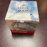 Vintage Kosta-Boda Snowball Votive Holder
