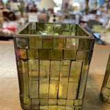 Mosaic Glass Votive Holder