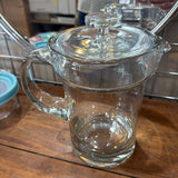 Glass Pitcher with Lid