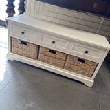 3 Drawer/3 Basket Bench