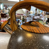 Granite Pattern Whistling Tea Kettle