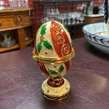 Cloisonne Christmas Egg Box