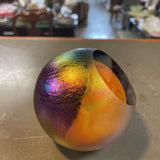 Glass Eye Sun Celestial Paperweight