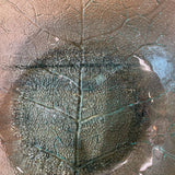 Pressed Leaf Glass Bowl