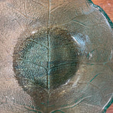 Pressed Leaf Glass Bowl