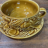 Vintage Vegetable Soup Bowl w/Saucer