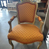 Vintage Carved French Style Armchair