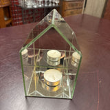 West Elm Mirrored House Candle Holder