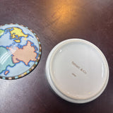 World Porcelain Trinket Box by Tiffany & Co.