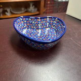 Polish Pottery Kalich Heart Bowl