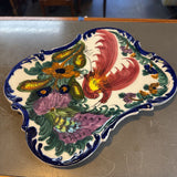 Hand Painted Ceramic Tray by K. Nikolaou