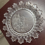Beyer Bleikristastall Embossed Castle Plate