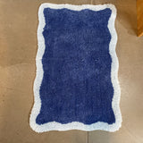 Scalloped Edge Bath Rug