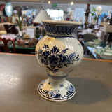 Delftware Floral Vase