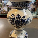 Delftware Floral Vase