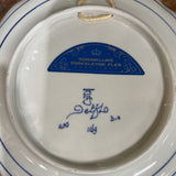 Delft Floral Decorative Wall Plate