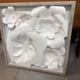 Paper Flower Art Shadow Box