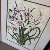 Blue Iris Paper Art
