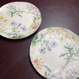 TarHong Melamine Floral Dinner Plates Set of 4