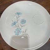 Vintage Taylor Smith Blue Flowers Plate