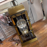 Large Table Lamp w Lantern Feature