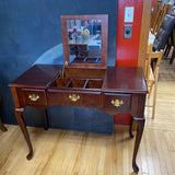 2 Drawer Vanity w Fold Up Mirror