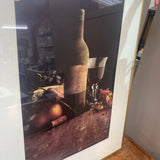 Wine Bottle&Wine Glass Photo Art