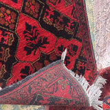 Afghan Hand Tied Wool Runner
