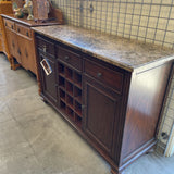 Valencia Wine Buffet w/Marble Top
