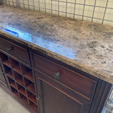 Valencia Wine Buffet w/Marble Top