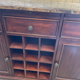 Valencia Wine Buffet w/Marble Top
