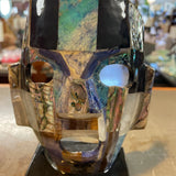 Vintage Mexican Art Mosaic Death Mask